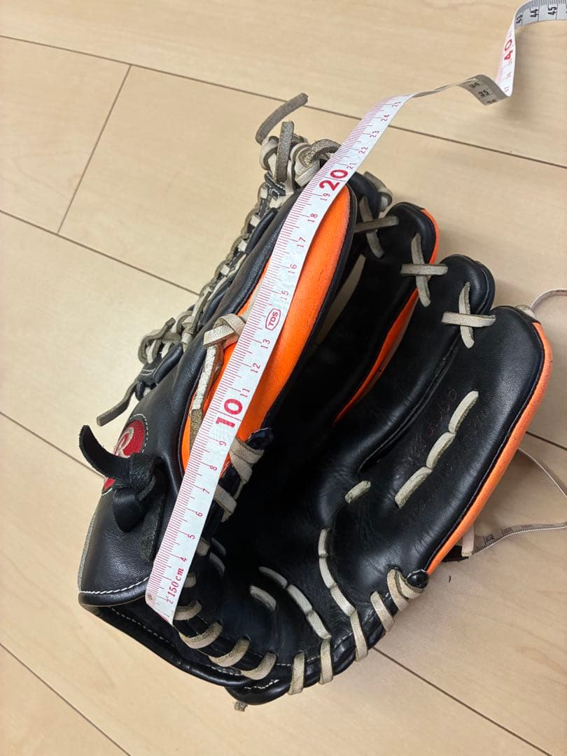 Rawlings 限定版 野球グローブ ブラック/オレンジ