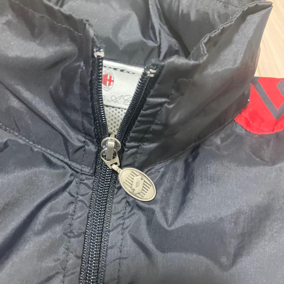 90s ACミラン ナイロンジャケット フルジップ lotto