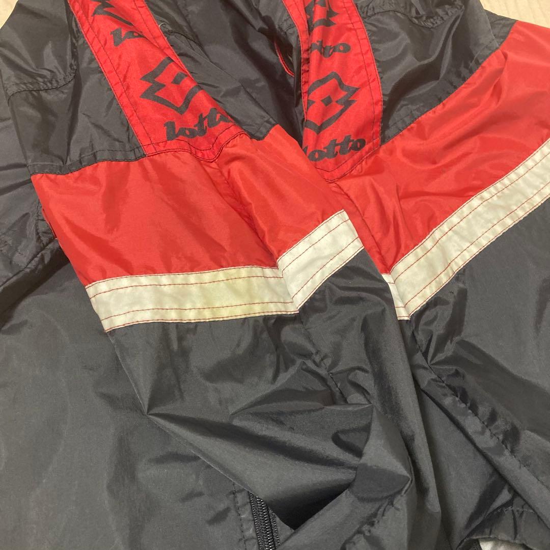 90s ACミラン ナイロンジャケット フルジップ lotto