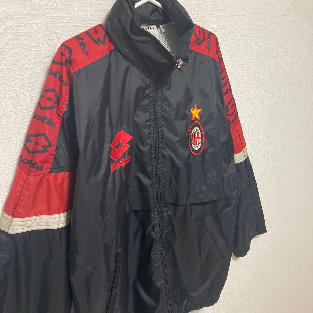 90s ACミラン ナイロンジャケット フルジップ lotto