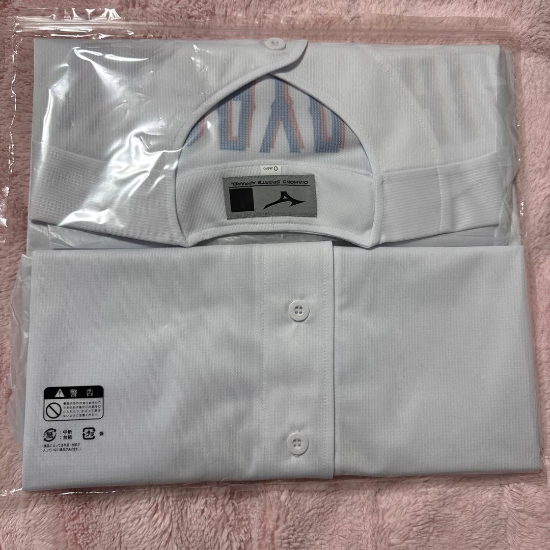 中日ドラゴンズ　上林誠知選手　レプリカユニホーム(ホーム)Oサイズ