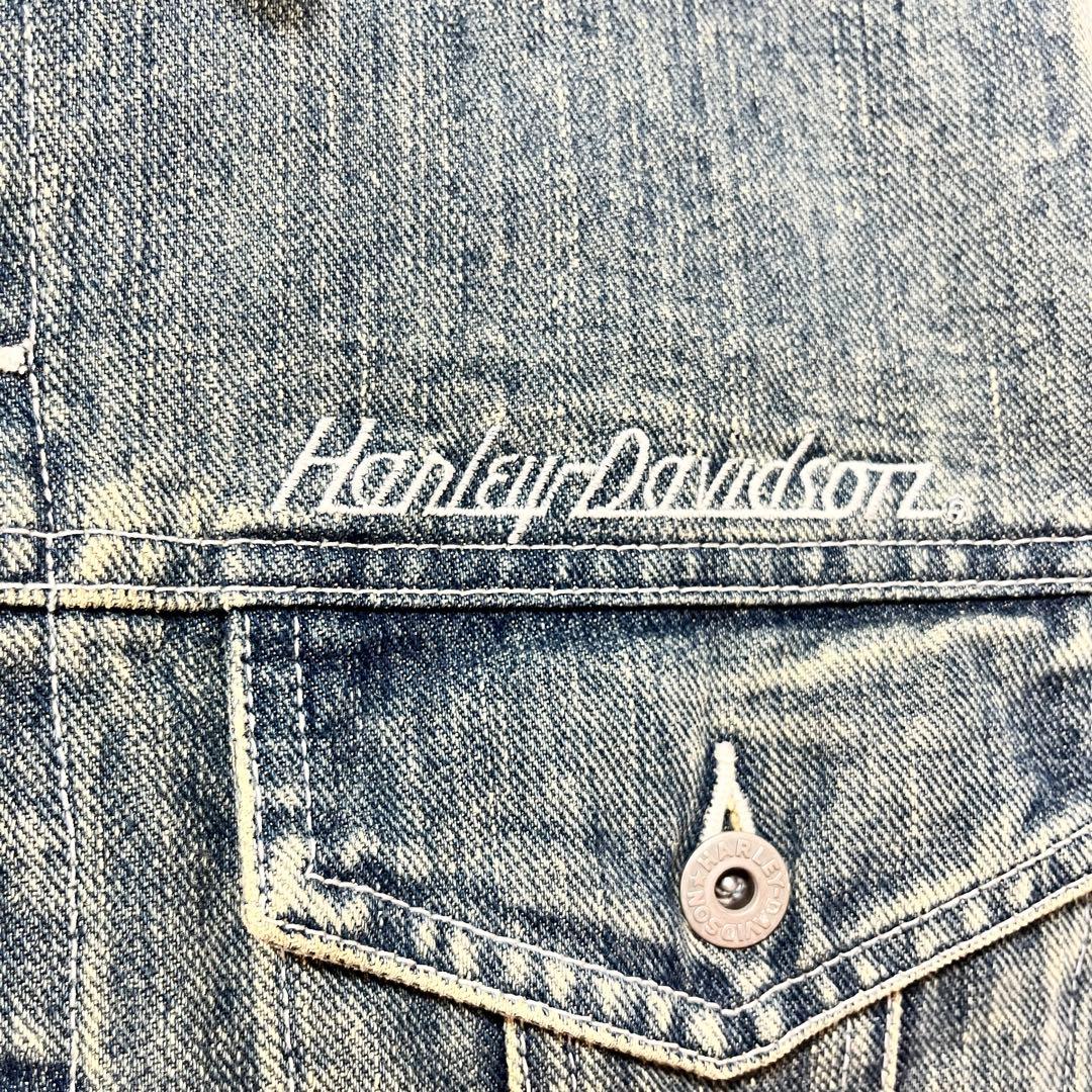 《Harley-Davidson》Denim Trucker Jacket