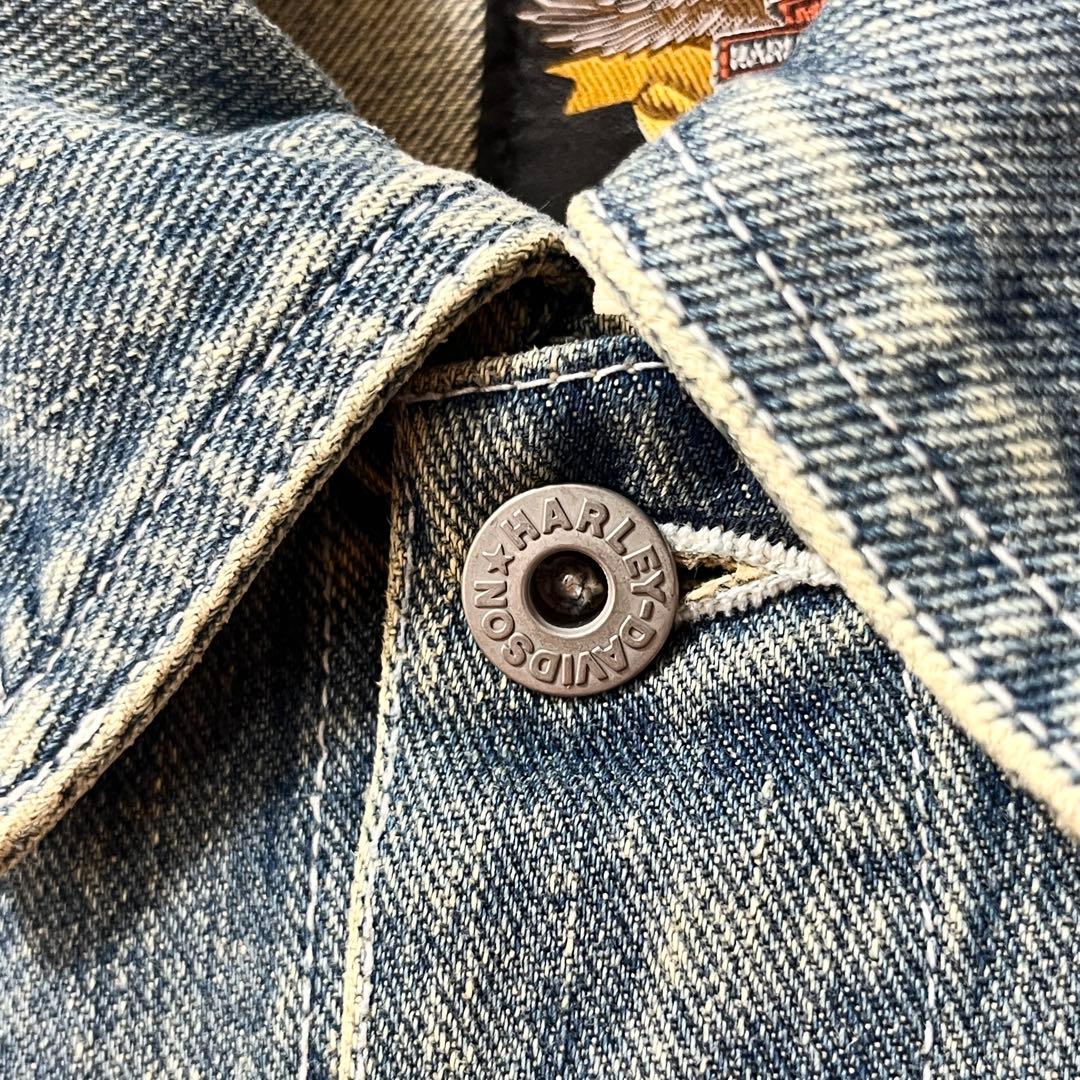《Harley-Davidson》Denim Trucker Jacket