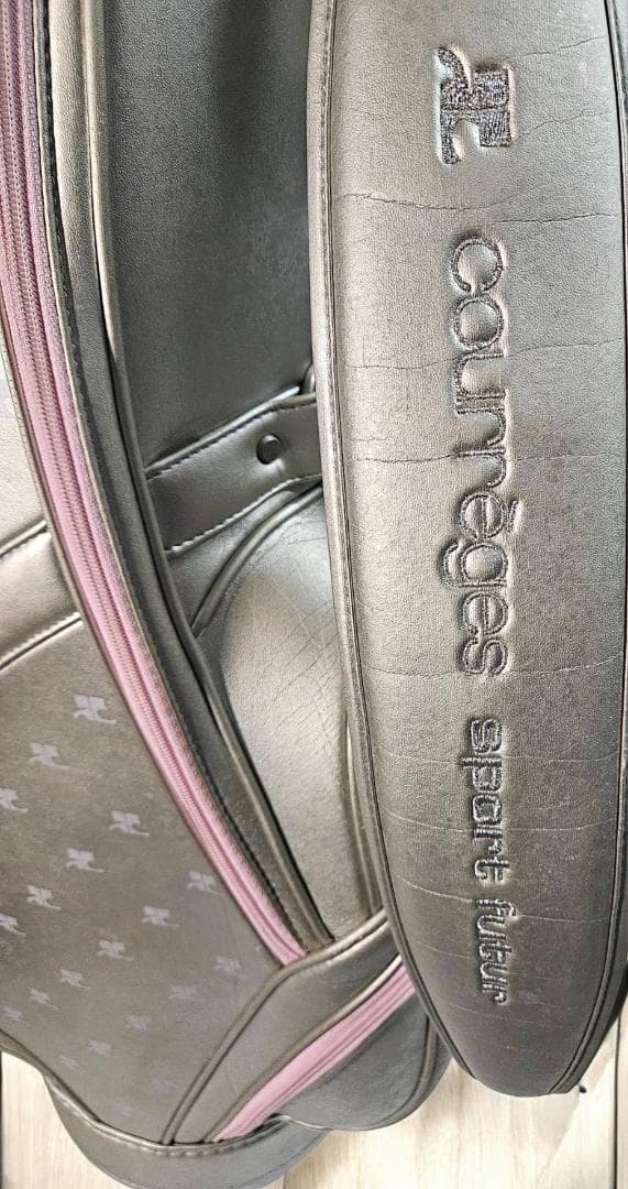 まむ送料無料/　COURREGES 軽量タイプ、ゴル シルバーｘPINK