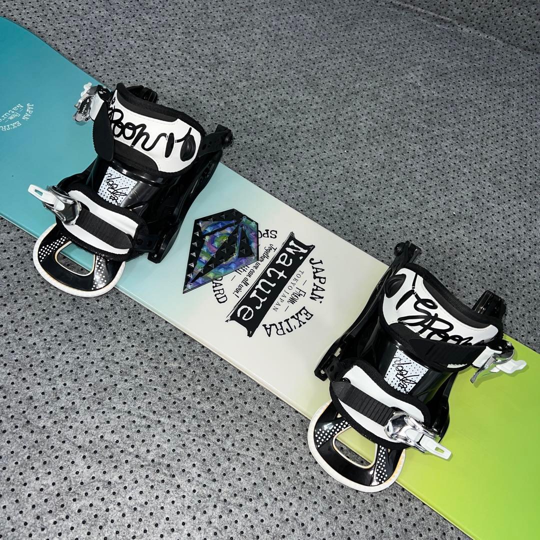 数回使用 キッズスノーボード 120cm SPOON×バイン×ダイヤルブーツ