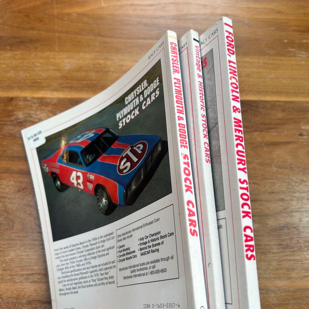 ストックカー写真集 3冊セット NASCAR 資料 洋書 STOCK CARS