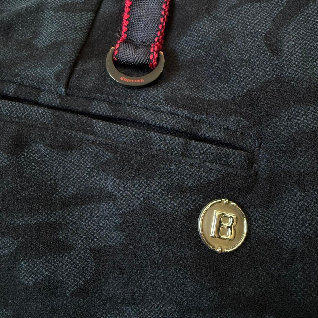 ブリーフィングゴルフ　パンツ　黒　濃紺　迷彩柄　S〜M相当　カモ柄　ブラック　紺