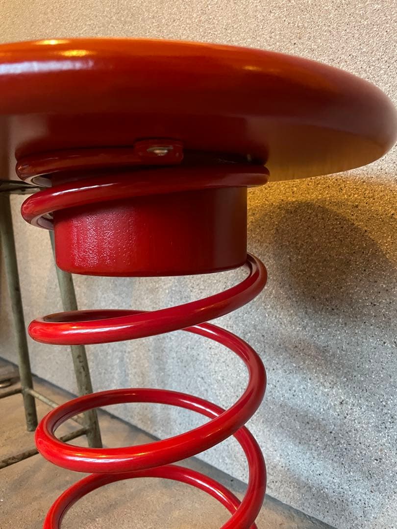 アート　ポストモダン　ミッドセンチュリー　サイドテーブル　スプリング　アノニマス