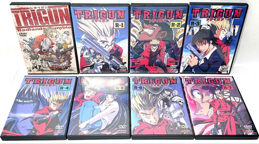 ケース無し//TRIGUN/トライガン/劇場版【DVD】全8巻セット
