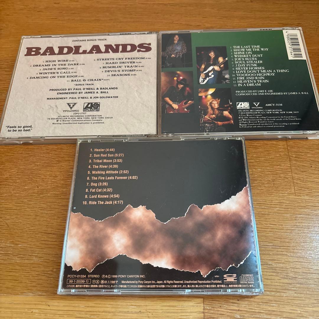 【廃盤レア】BADLANDS アルバム3枚セット