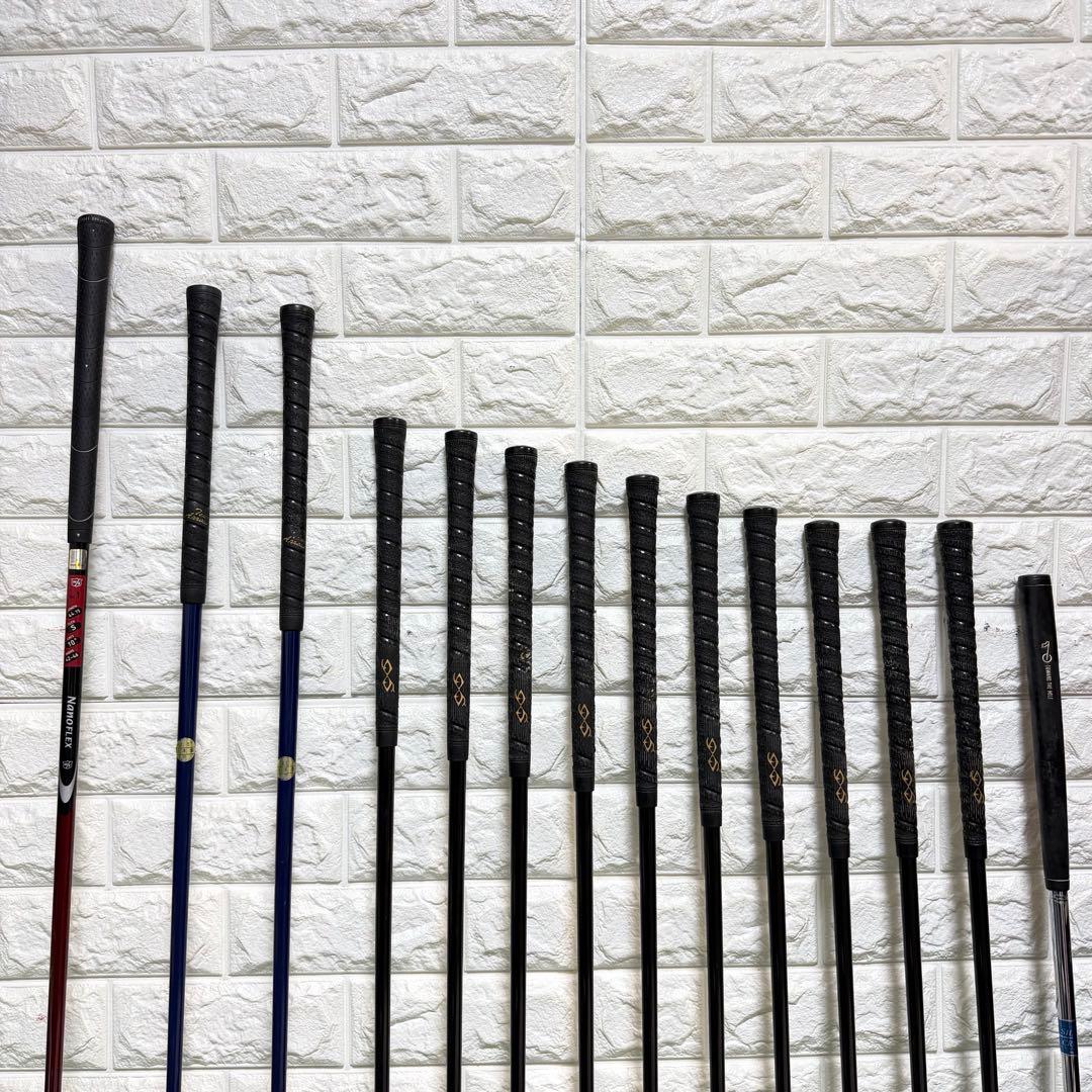 ゴルフセット　初心者応援　完全ラウンド仕様　飛距離抜群　右打ち　メンズ　すぐ使用