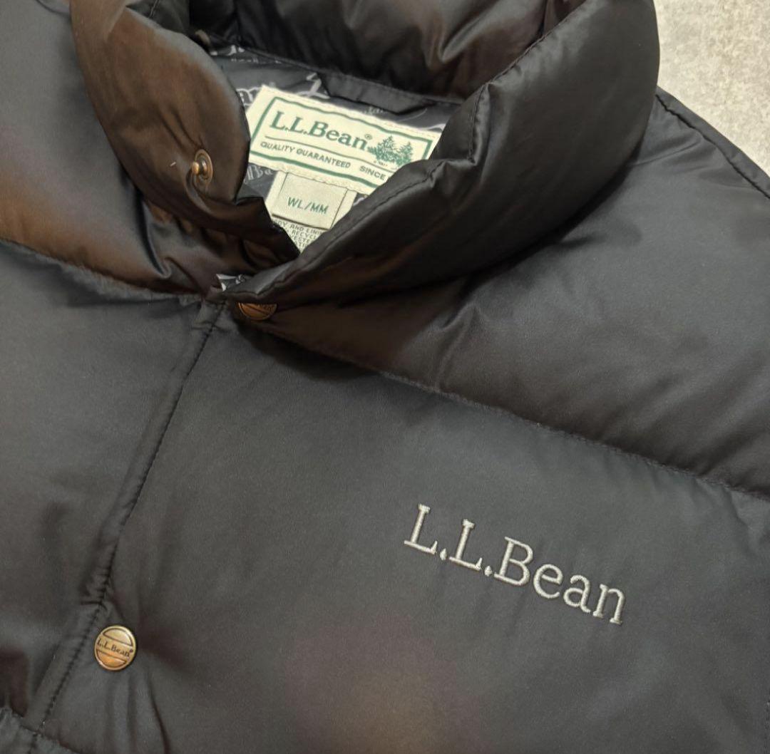 L.L.Bean ブラック ダウンベスト Mサイズ 650フィルパワー