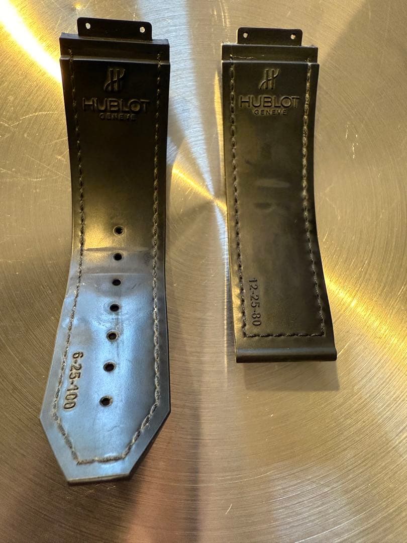 Hublot ブラッククロコレザー ラバーベルト