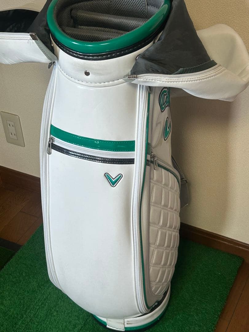 Callaway ゴルフバッグ・キャディバッグ ホワイト×緑