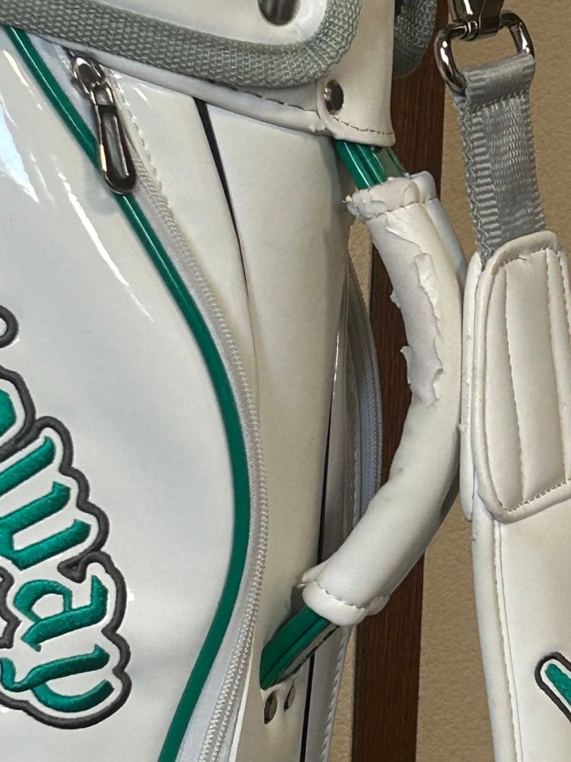 Callaway ゴルフバッグ・キャディバッグ ホワイト×緑