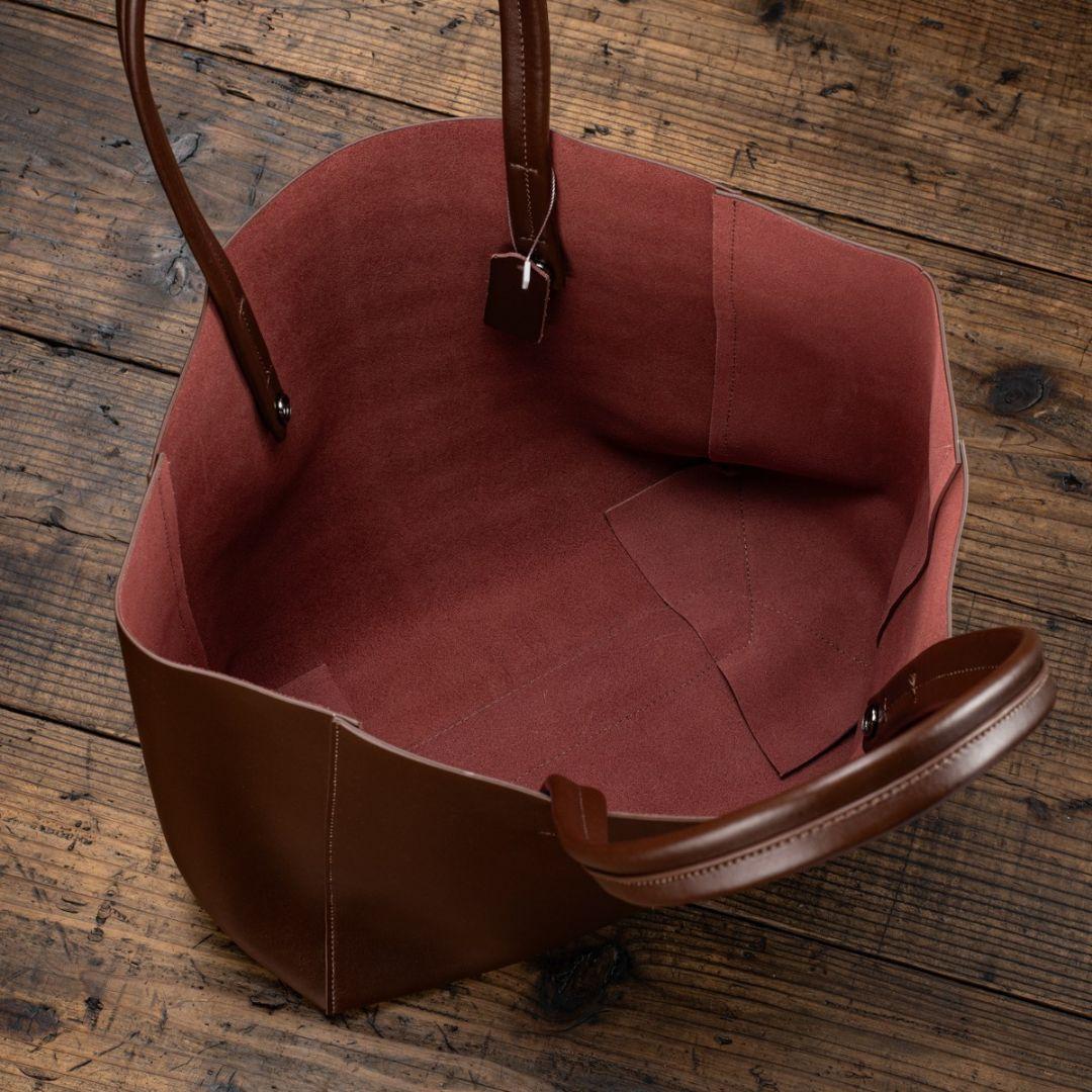 メンズ トートバッグ 本革 A4サイズ ダークブラウン 焦げ茶色