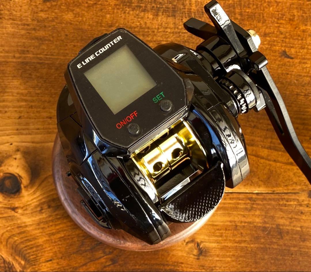 デジタルカウンター付きベイトリール　タイラバ　船釣り　右巻き　ジギング　タチウオ