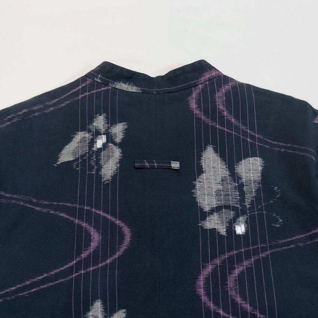 藍暦*かすりの里*ロングワンピース*日本製*久留米絣