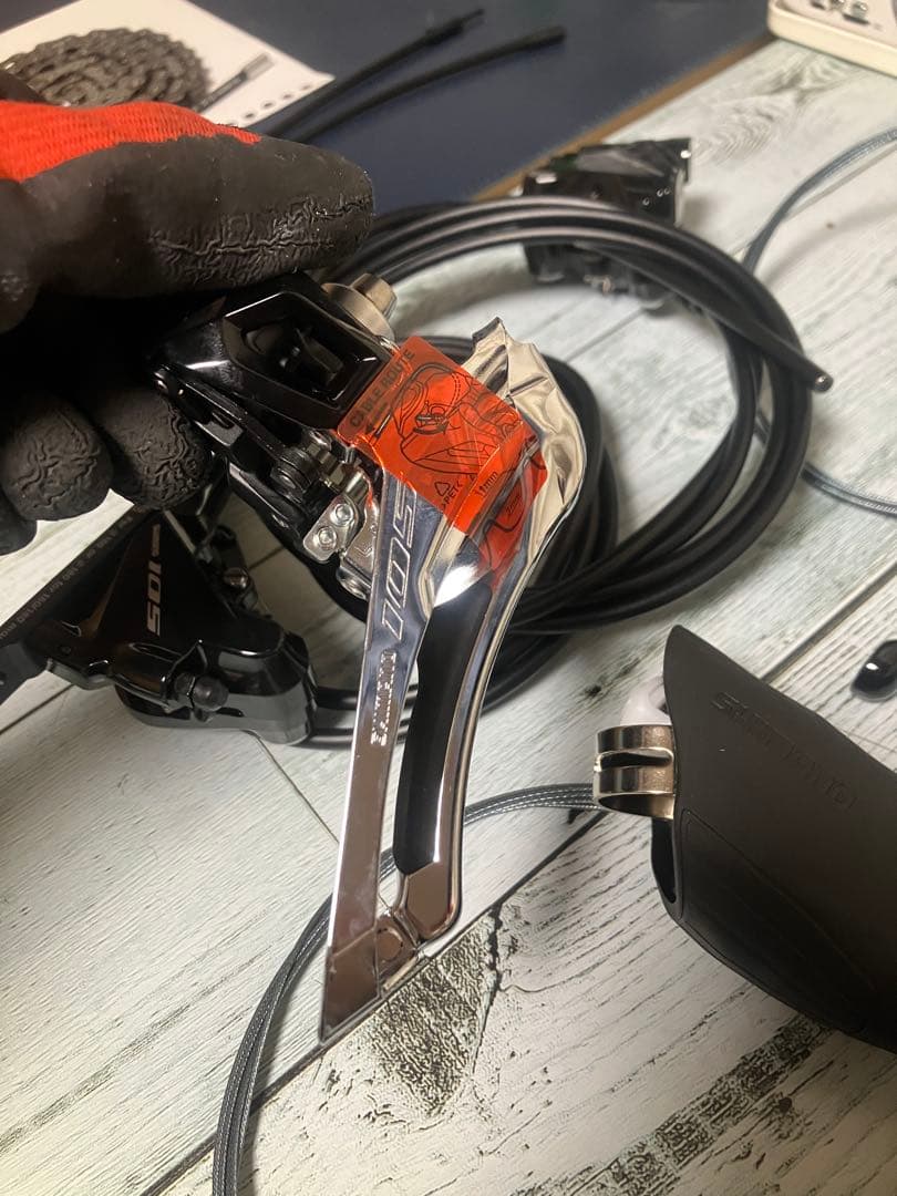 未使用　シマノ　105 r7000 クランク、スプロケなし