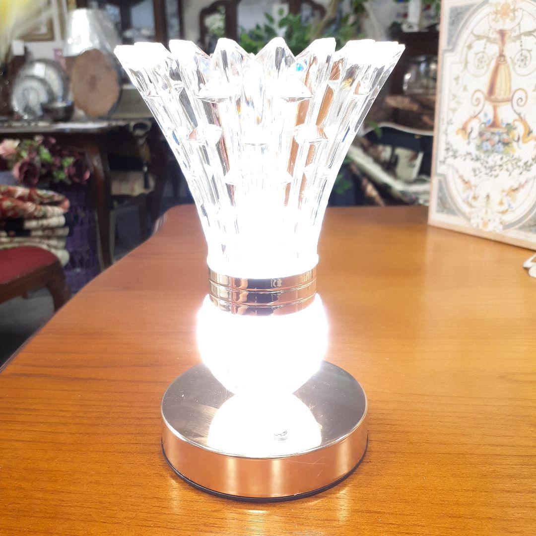 輸入雑貨　イタリアン　『プリンセス テーブルランプ』 　３段階式調色　USB充電