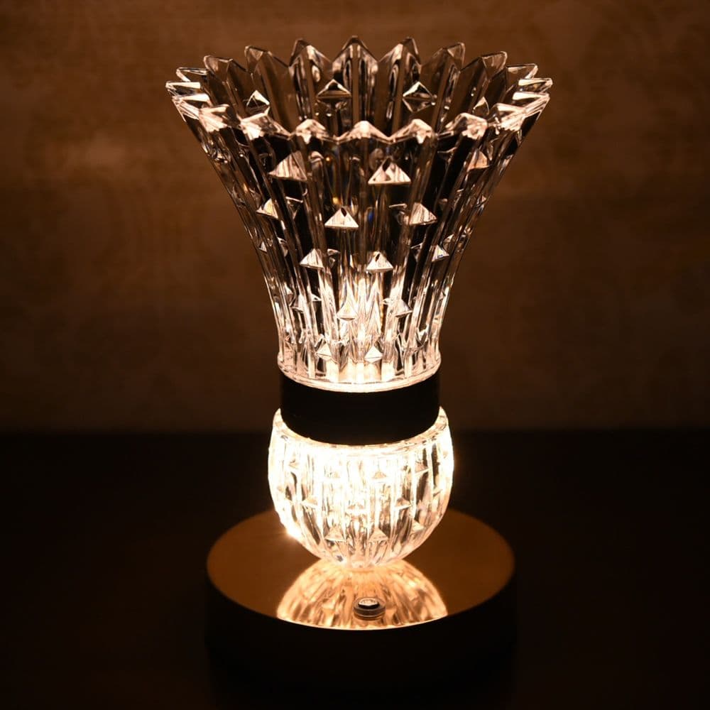 輸入雑貨　イタリアン　『プリンセス テーブルランプ』 　３段階式調色　USB充電