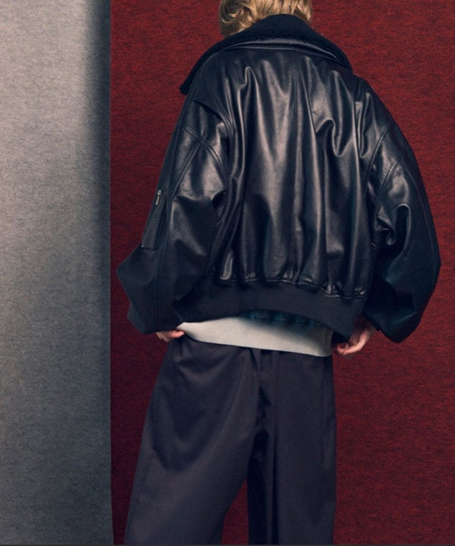 MAISON SPECIAL「シープレザームートンG-1フライトジャケット」