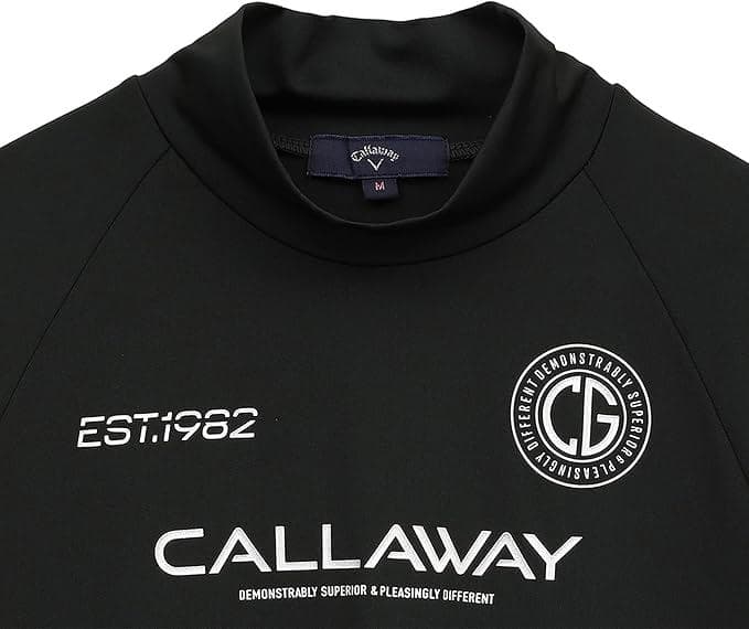 キャロウェイC25134202レディース モックネック ブラック Ｌサイズ