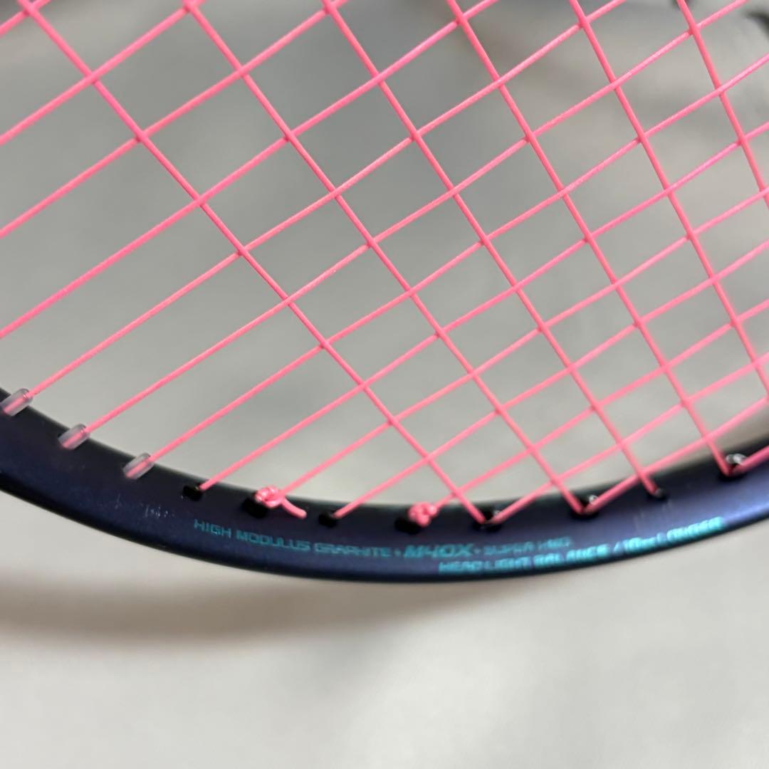 YONEX ナノフレア700 バドミントンラケット ネイビー 水色