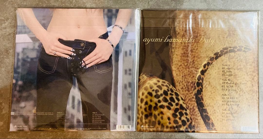 浜崎あゆみ「Duty」「LOVEppears」レコード　新品未開封