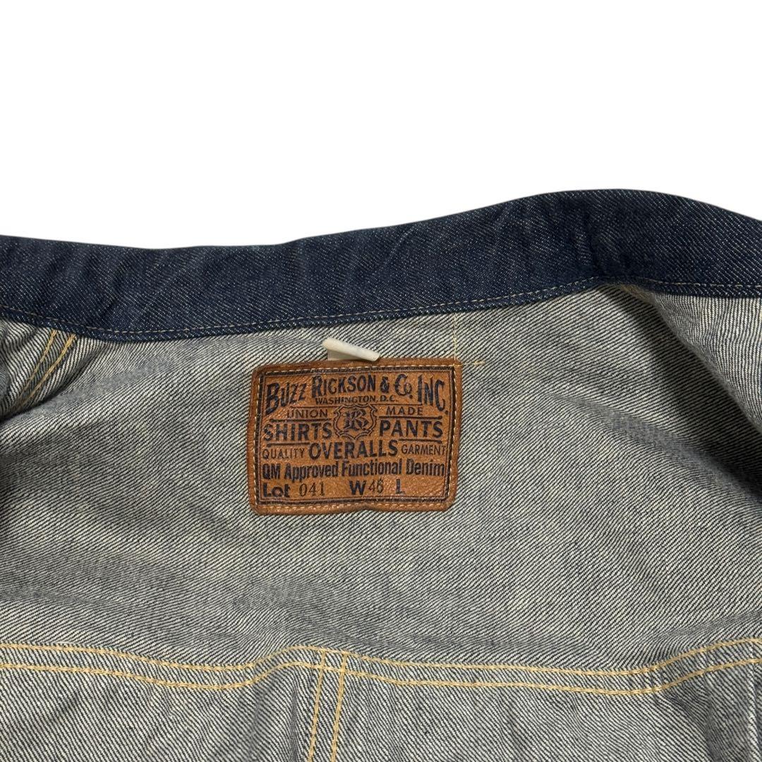 BUZZ RICKSONS デニムジャケット 大戦モデル　濃紺　041 46濃紺
