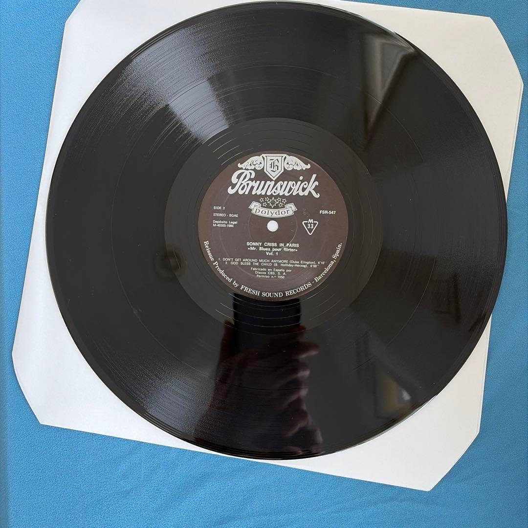 【美品】 SONNY CRISS \" IN PARIS\" BOX2枚組LP