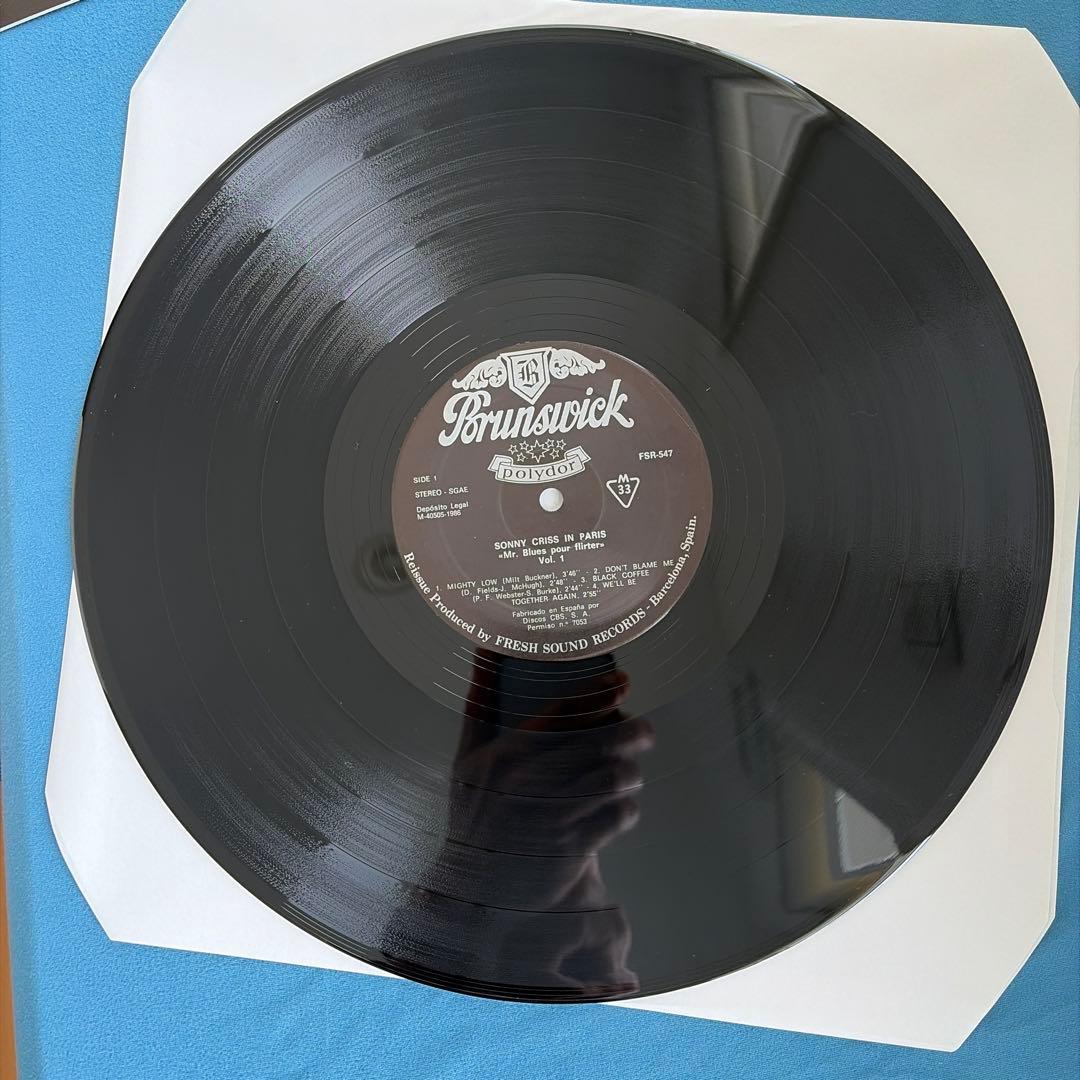 【美品】 SONNY CRISS \" IN PARIS\" BOX2枚組LP