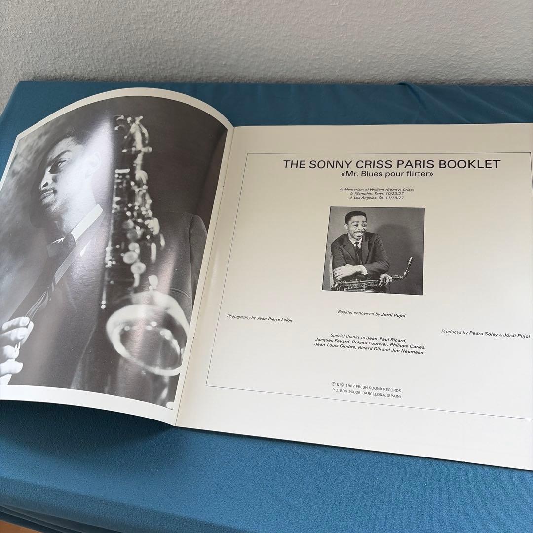【美品】 SONNY CRISS \" IN PARIS\" BOX2枚組LP