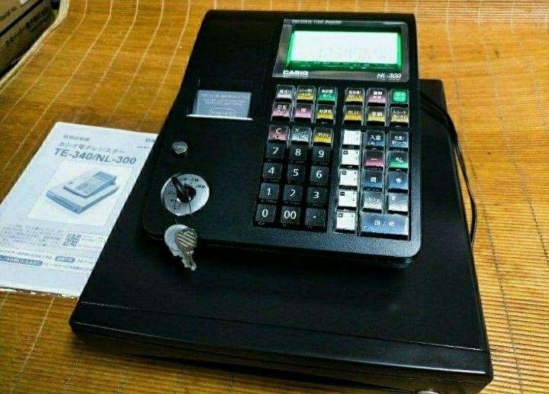 カシオレジスター　TE-340/NL300くく　フル設定無料　737770