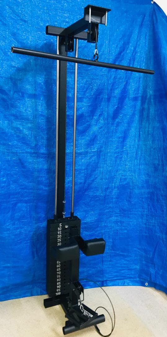 パワーテック社ハーフラック(WB-HR19)専用　ラットロー 奥柱・スタック式