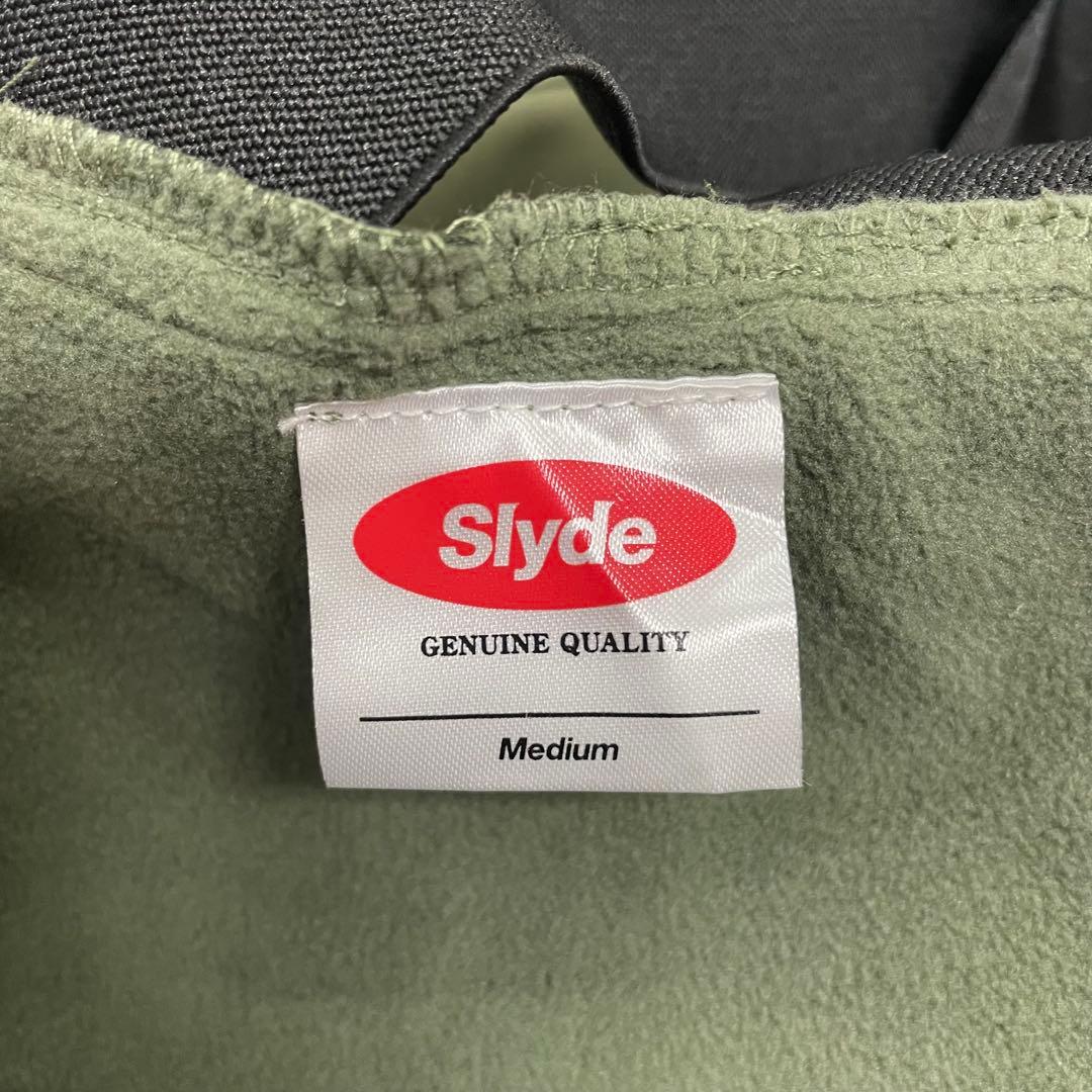 Slyde スノーボードウェア ビブパンツ M カーキ 22SNSLY004