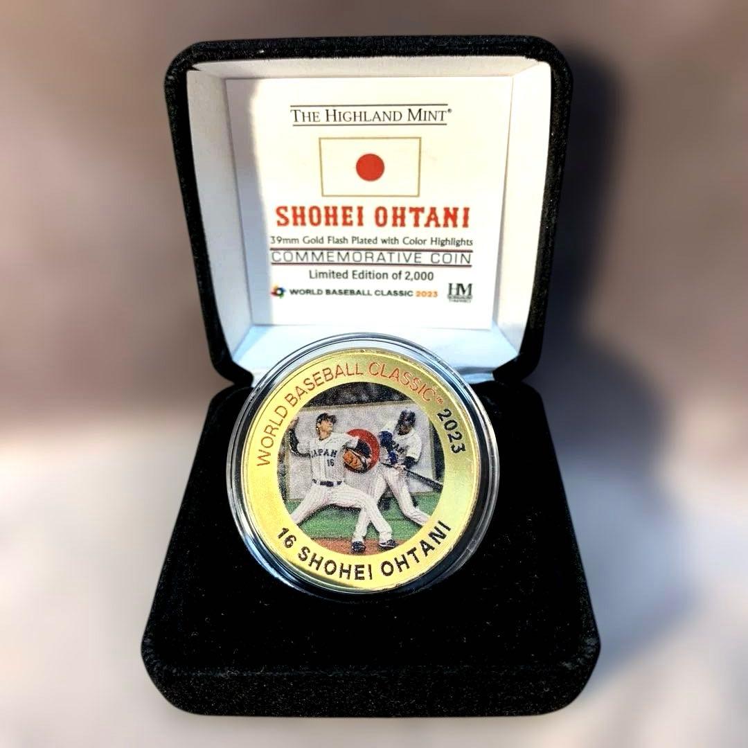 大谷翔平　2023WBC　二刀流デザイン　ゴールド　メダル　限定2000個