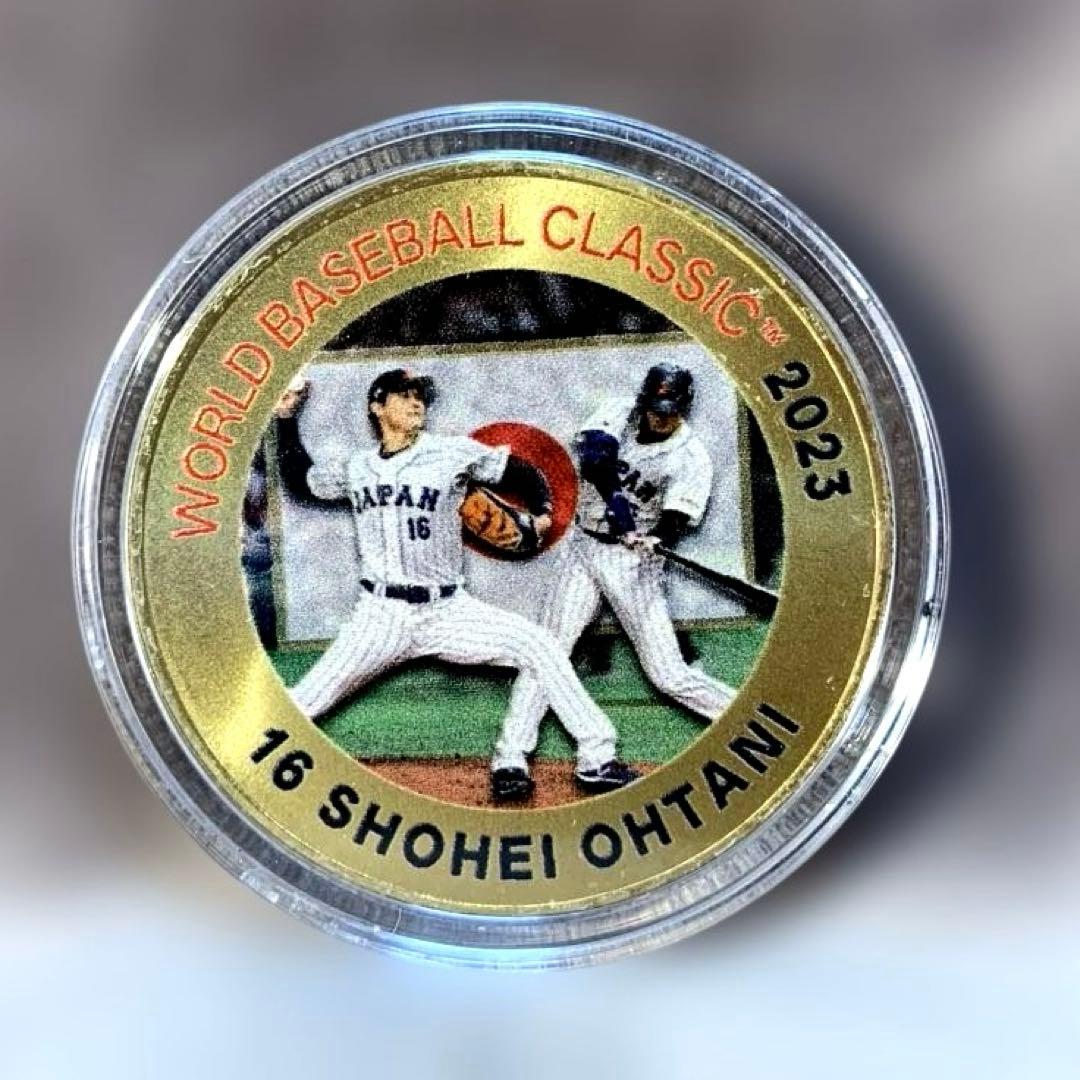 大谷翔平　2023WBC　二刀流デザイン　ゴールド　メダル　限定2000個