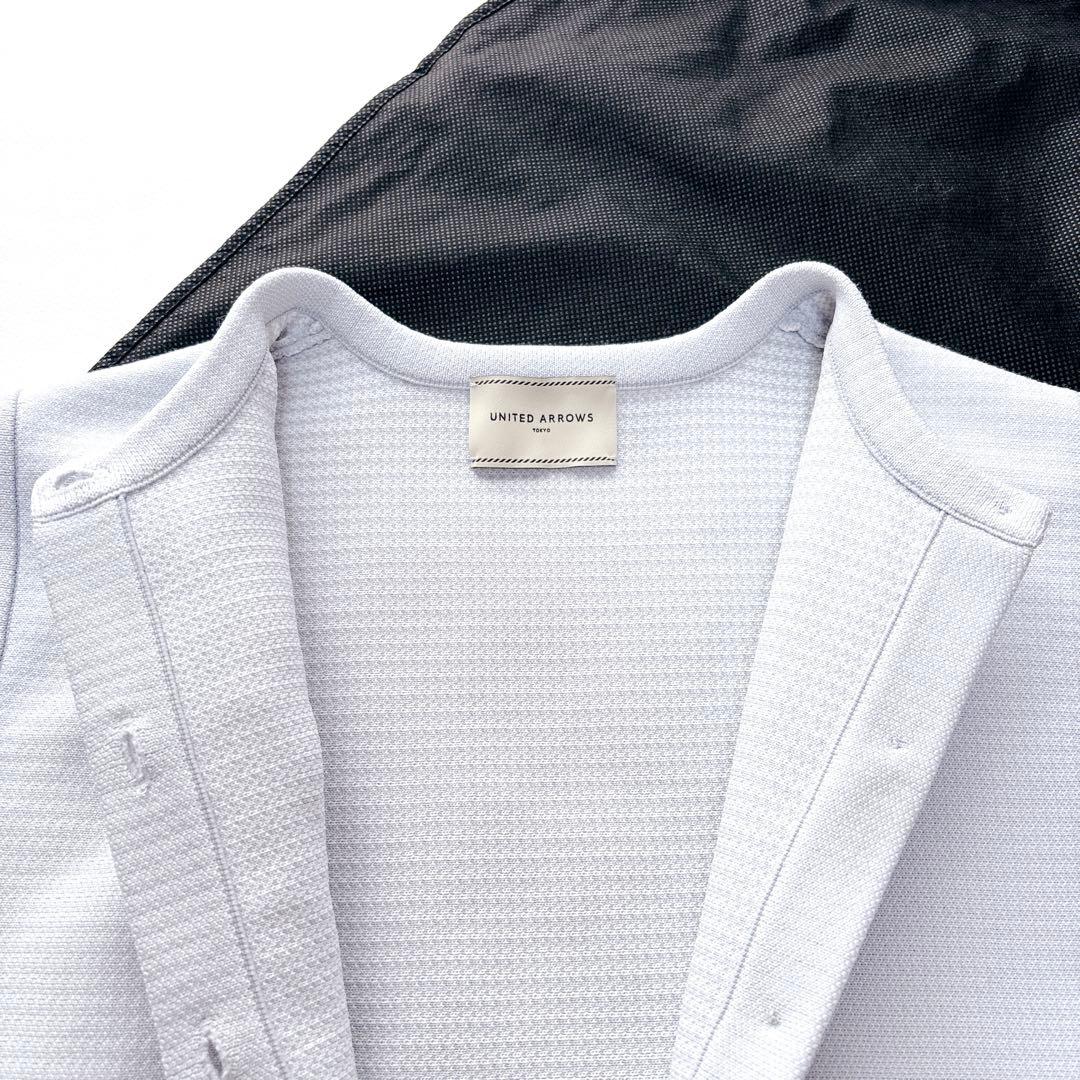 【美品】ユナイテッドアローズ バイカラーティアードベスト ニット ジレ