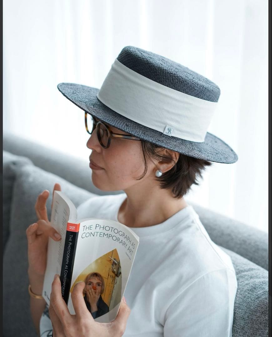 さらにお値下げ the9shop KANKAN HAT 紺　新品