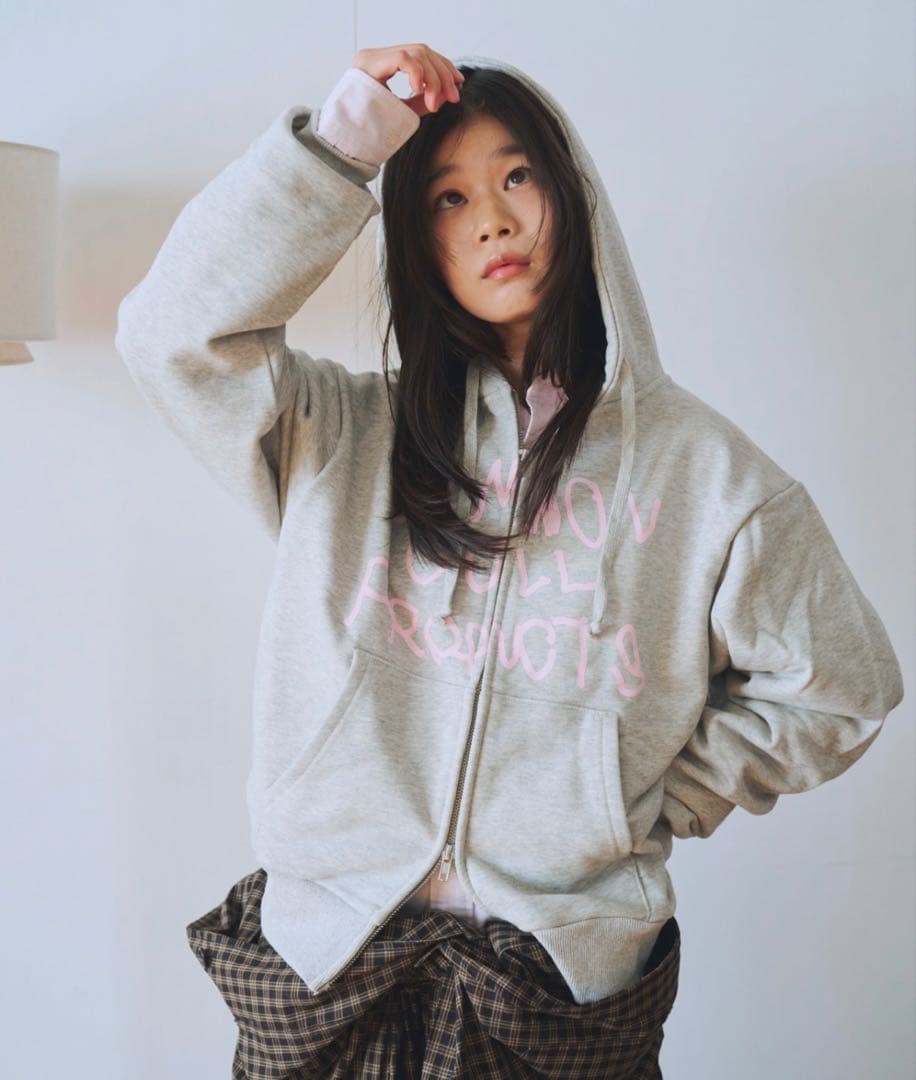 トップス common gull products.zip hoodie 25spring