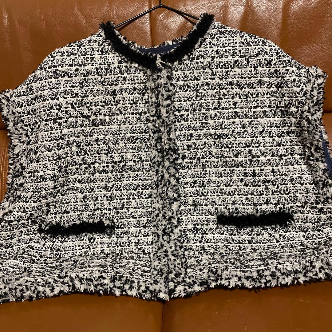 トゥモローランド　ファンシーツイード スクエアジレ　セレモニー　入学式