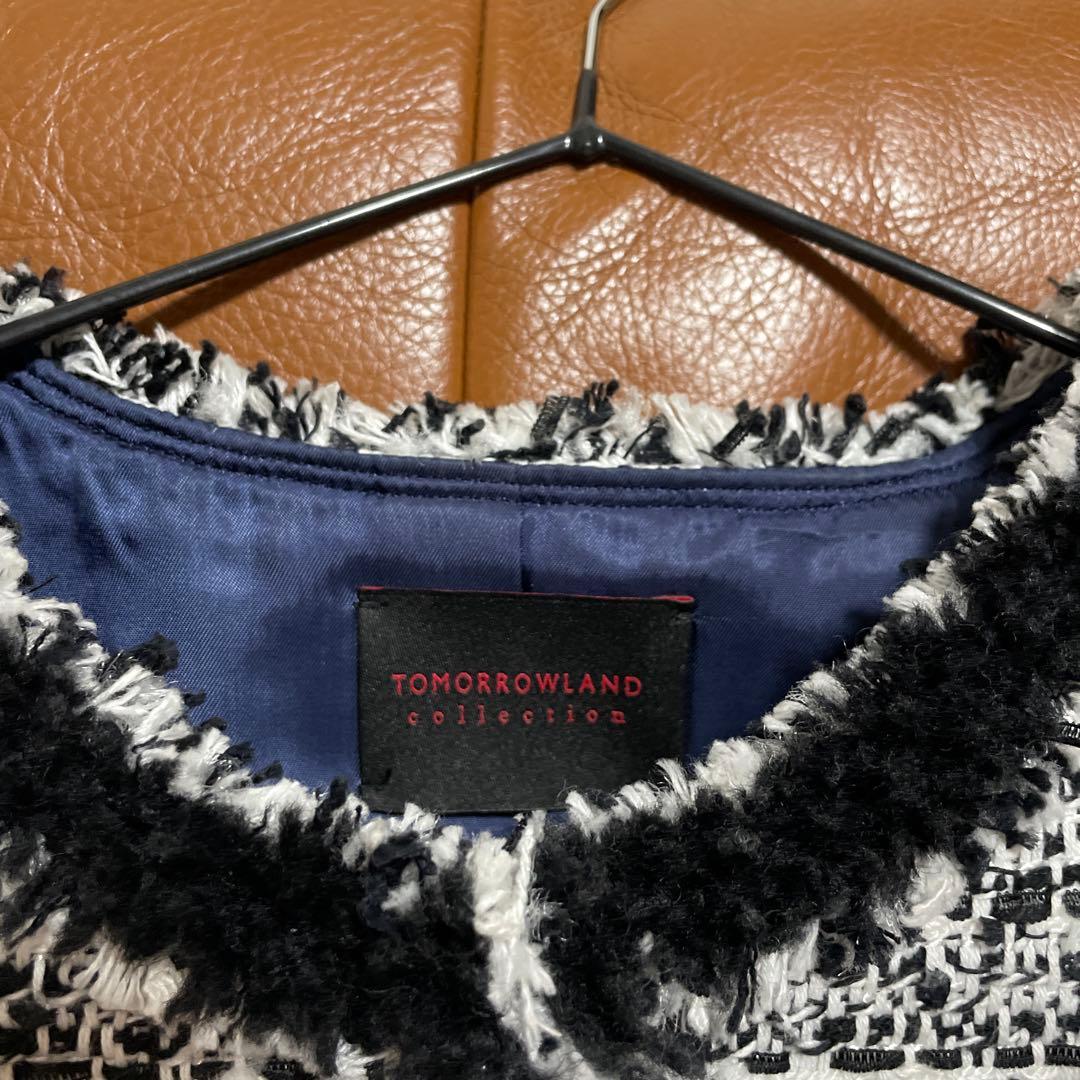 トゥモローランド　ファンシーツイード スクエアジレ　セレモニー　入学式