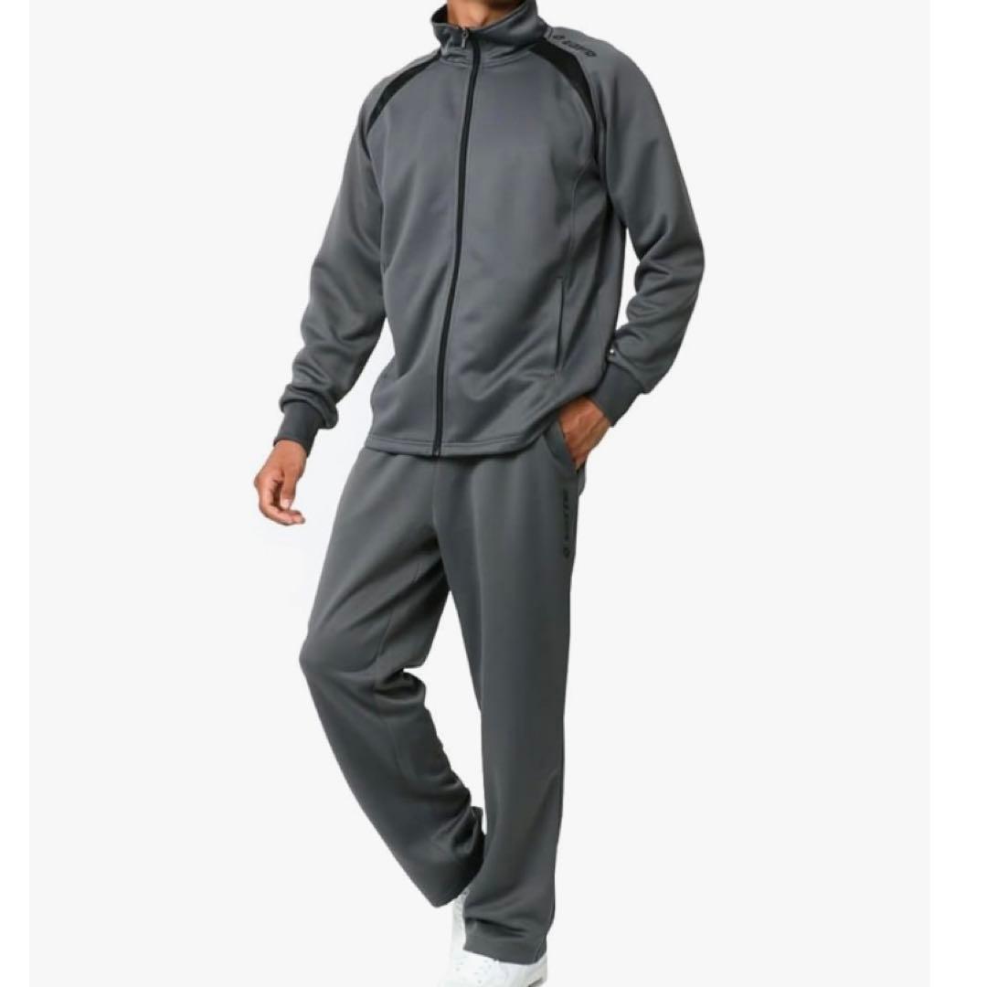 ロット　セットアップ　ジャージ　メンズ　4L 薄手　グレー　大きいサイズ