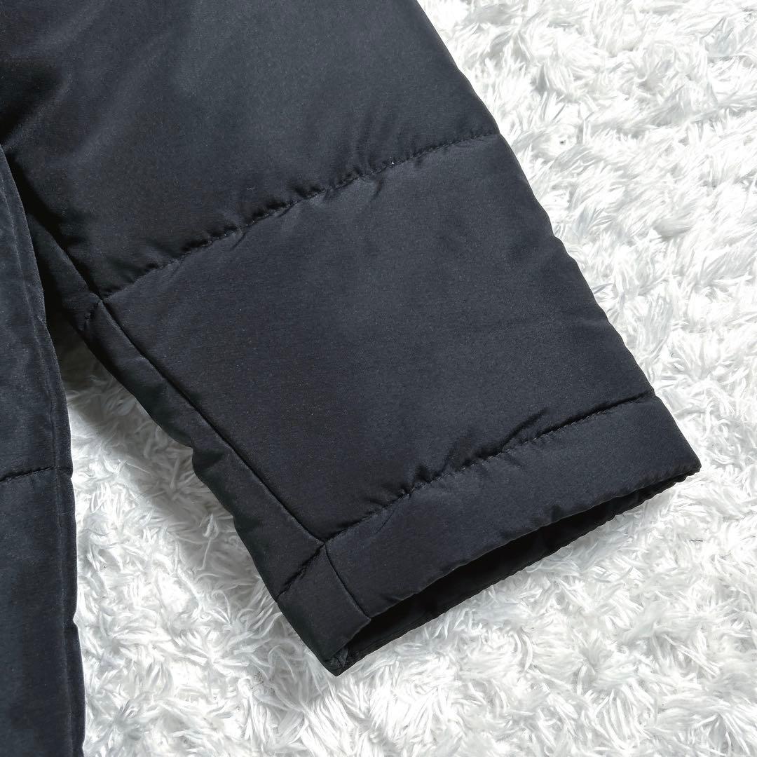 【ウォッシャブル】　ニューバランス　ベンチコート　ロング　ダウン ブラック　L