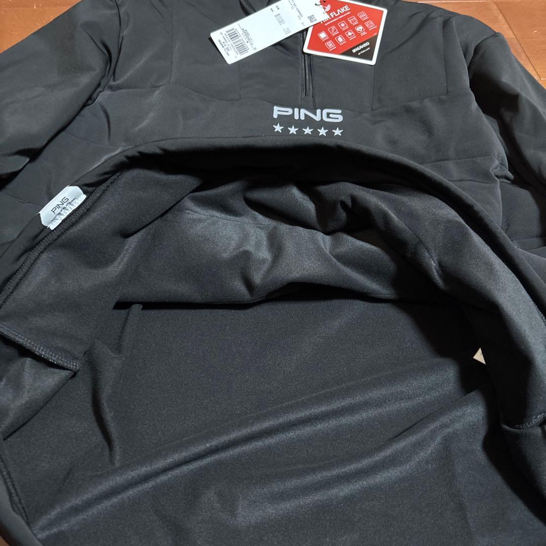 ふくくんPING ピン ゴルフ シャツ 秋 冬 24FWエアーフレイク