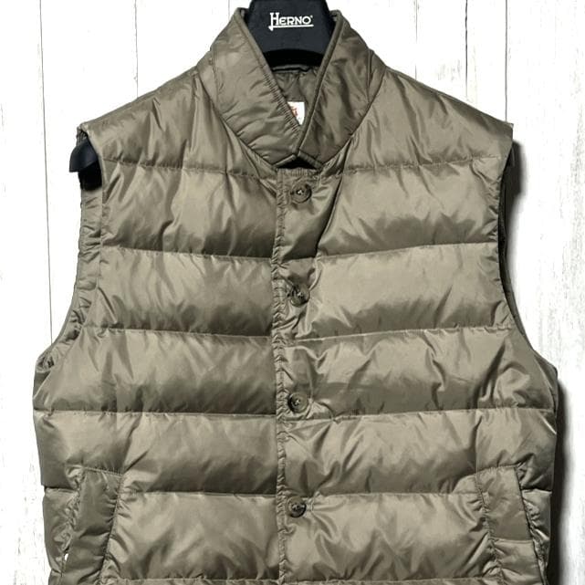 ルイジボレッリ ダウンベスト 48 LUIGI BORRELLI グースダウン