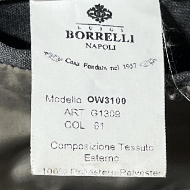 ルイジボレッリ ダウンベスト 48 LUIGI BORRELLI グースダウン