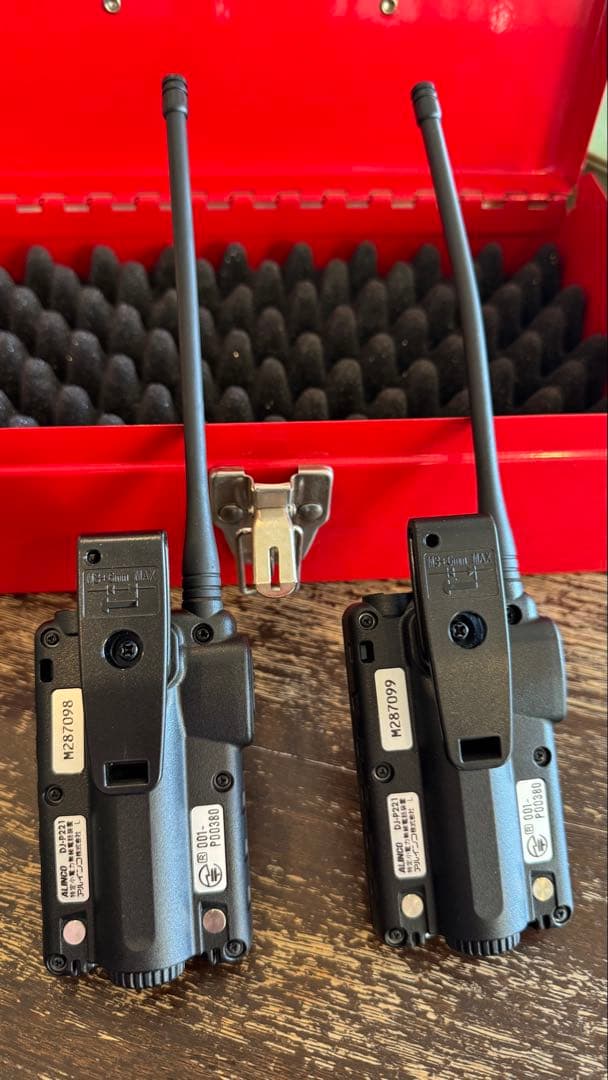 ALINCO DJ-P211 トランシーバー 2台セット