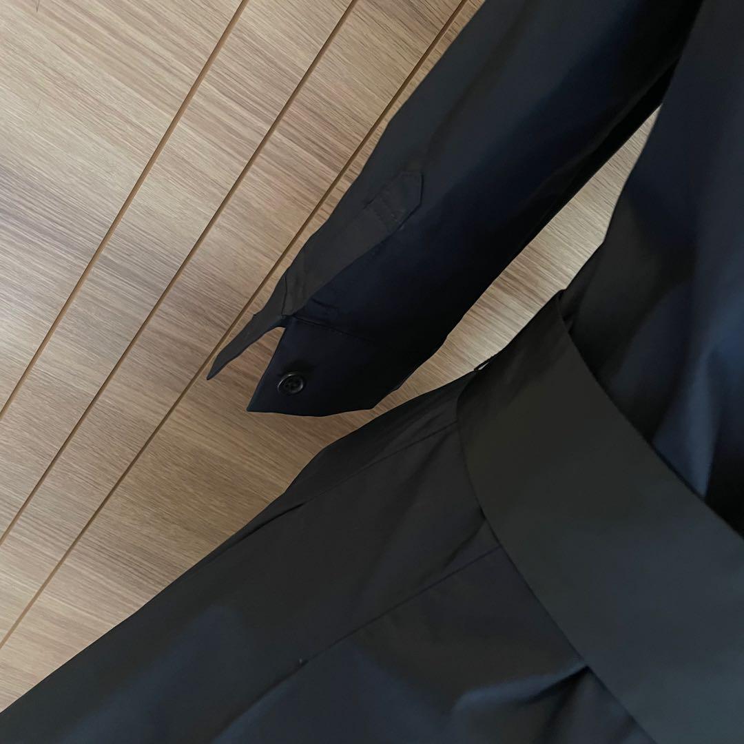 美品☆M PREMIER ☆シャツワンピース☆Mプル　☆ネイビー☆36